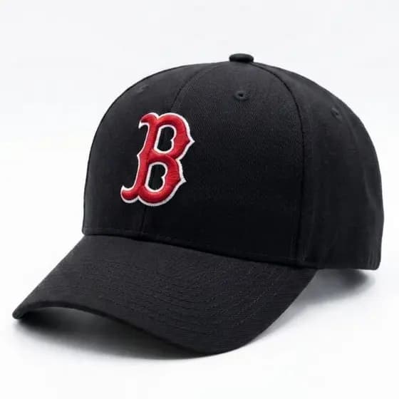 Boné Boston Masculino Feminino Aba Curva Ajustável Casual Estilo Americano
