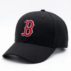 Boné Boston Masculino Feminino Aba Curva Ajustável Casual Estilo Americano