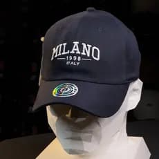 Boné Milano 2026 Dad Hat Aba Curva Bordado Premium Ajustável Unissex Strapback Casual