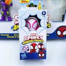 Hasbro Original Boneco Spidey and His Amazing Friends Duende Verde Gwen Electro Gato Preto Conjunto Em Caixa