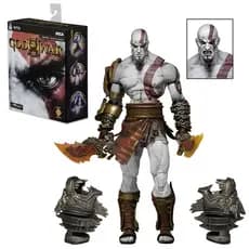 Neca God of War 3 Ultimate Kratos Kratos Kratos Kratos Kratos Caixa de Luxo Edição Figura Modelo