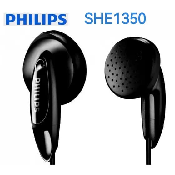 Philips SHE1350 Subwoofer HIFI Fever Fones de ouvido intra-auriculares Fones de ouvido planos Fones de ouvido esportivos