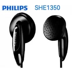 Philips SHE1350 Subwoofer HIFI Fever Fones de ouvido intra-auriculares Fones de ouvido planos Fones de ouvido esportivos