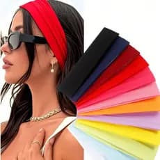 Faixa de Cabelo. Esporte Malha Elástica Tiara Esportiva Fitness Yoga Academia Praia