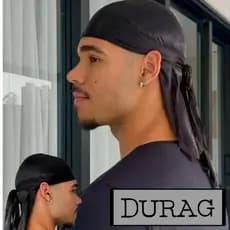 Bandana Durag 360° Waves moda conforto Faixa para Cabelo Estilo Lenço Trança Penteado