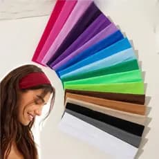 Faixa para Cabelo Esportiva| Tiaras p/Academia Yoga Corrida Faixa Blogueiras Moda Verão