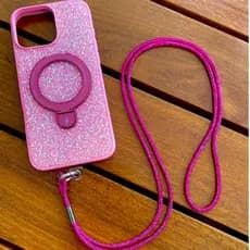 Cordão Antiqueda Para Celular Brilhoso - Alça para Celular anti-furto da Moda Conforto