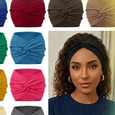 Turbante Faixa Tiara para Cabelo Moda Acessório Feminino Confortável Trabalho Academia Esporte