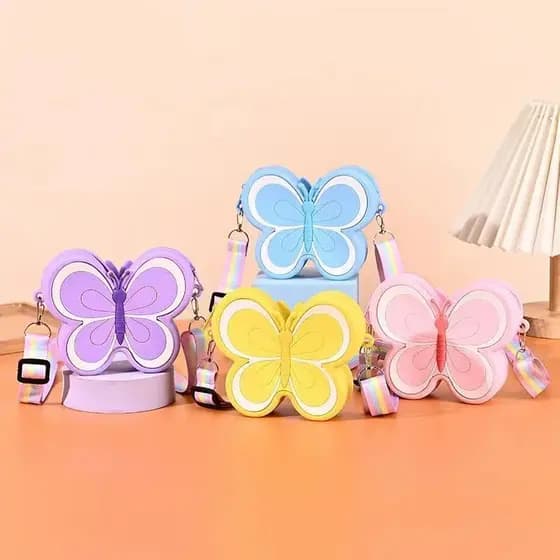 Bolsa de Silicone Infantil Borboleta