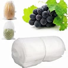50 sacos de rede à prova de pássaros e insetos, usados para proteger frutas, são ideais para uvas, mangas e jardins domé