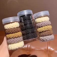 Conjunto de 6 presilhas de cabelo Xuxa |     Macio e elástico, não se desfaz. |     Acessórios femininos em cores sólida
