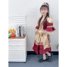 Traje ng Príncipe Crianças Turkiye Irã Rússia Holanda Dança Vestido Tribunal Nobre Das Nações Unidas
