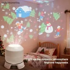 QUE LED Ocean Wave Light Com Projetor Dinâmico Para Configuração Reconfortante De Quarto BR