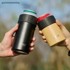 QUE 350/520ML Grande Capacidade Verão Isolado Aço Inoxidável 304 Copo De Bebida Fria Veículo Ao Ar Livre Refrigerador De