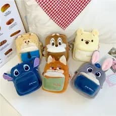 Animal City Crazy Cute Judy Nick Bolsa Crossbody Mini Bolsa Pequena Bolsa de Pelúcia de Desenho Animado Boneca Fofa Bols