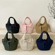 Bolsa tote bolsa de compras bolsa de trabalho de escritório alça Casual pano de náilon estilo japonês bolsa de mão bolsa