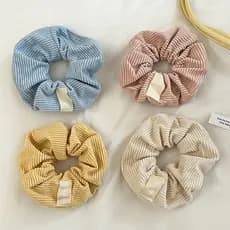 Versão coreana outono inverno veludo fofo Scrunchy anel de cabelo bandana feminino High-End sentir volta cabeça gravata