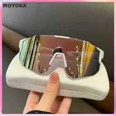 Esportes Ao Ar Livre Óculos De Sol Grande Ciclismo Pára-Brisa Pesca Condução UV400 Bicicleta Para Mulher E Homem