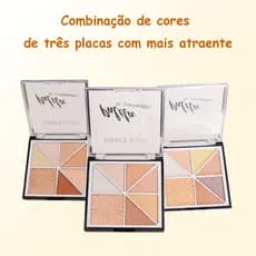 Paleta de Sombras Matte 7 Cores para Maquiagem do Dia a Dia Pigmentada Durável e Versátil