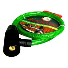 Trava Cadeado Articulado Moto Bicicleta Portão 65 Cm 10 Mm Cor Verde