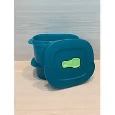 TUPPERWARE TIGELA CRISTALWAVE QUADRADA GII 800ML+500ML - MARMITA