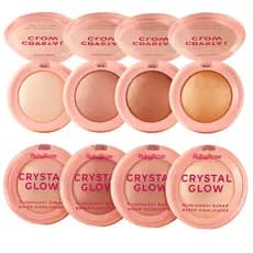 Iluminador Baked Crystal Glow Ruby Rose | Cores Solar Flare Pink Champagne Cherry Red Bronze Bliss