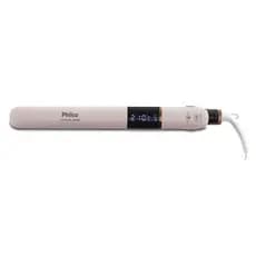 Prancha de Cabelo Philco Titanium Chrome Rose Bivolt PPR10
