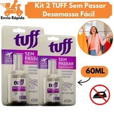 Kit 2 Tuff Sem Passar: Desamassa Fácil, Perfuma e Neutraliza Odores Start 60ML