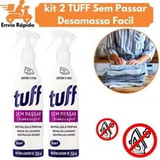 Kit 2 Tuff Sem Passar: Desamassa Fácil, Perfuma e Neutraliza Odores Start 350ML