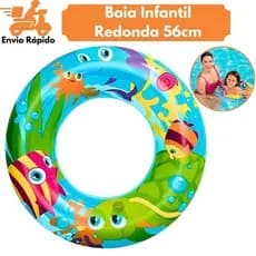 Boia Inflável Infantil 56cm Perfeita para Lazer e Diversão na Piscina