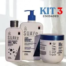 Kit Hidratação Corporal Intensa Nutrição Pele Seca Profunda Sem Perfume Com Ureia 3 Itens / Aprovado pela Anvisa