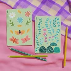 Cartela de Adesivos - para decoração de planner, cadernos, scrapbook, journal