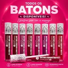 Batom Líquido Matte Ramona Make Up 4ml Original | Escolha Sua Cor | Todas as Cores Disponíveis
