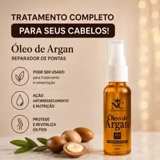 Óleo de Argan 30ml Reparador de pontas