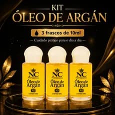 kit 3 Óleo de Argan 10ml
