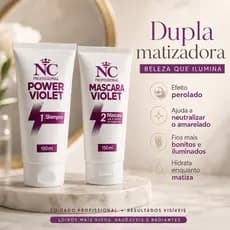 kit Matizador Power Violet efeito Perolado 150ML