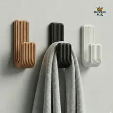 Gancho de Parede Minimalista Decorativo Autoadesivo para Bolsa Mochila