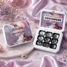 Kit Gel Paint Unhas 9 Cores Milky Way Alta Pigmentação Nail Art Decoração Manicure Cabine LED