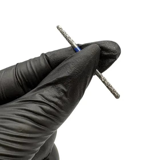 Broca Dupla de Tungstênio para Acabamento de Unhas com Pontas Fina e Bastão