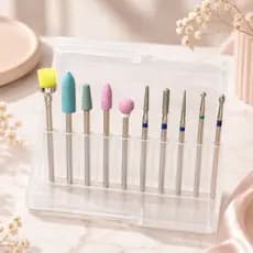 Kit C/10 Brocas Diamantadas Cutilagem Para Manicura Russa