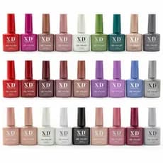 Kit 10 ou 5 Esmaltes em Gel - XD - ANVISA - Secagem Led UV - Perfeita Cobertura