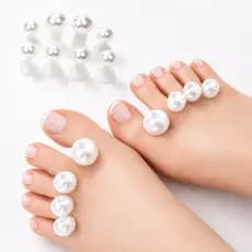 Kit 8 Unidades De Luxo De Separadores Para Dedos Pedicure E Manicure