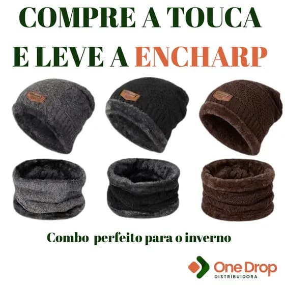 Touca e Encharp Elegante para Estilo e Conforto
