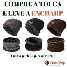 Touca e Encharp Elegante para Estilo e Conforto