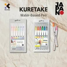Kuretake Water-based Pen ZIG Clean Color Set TCSD-6100/6VB