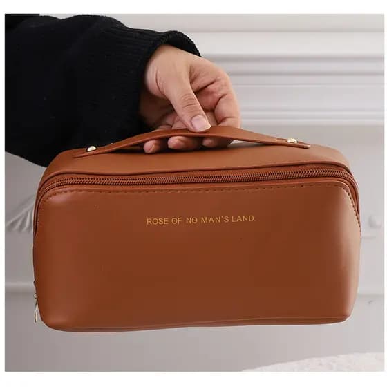 Bolsa cosmética para travesseiro de órgão, bolsa de higiene para viagem de grande capacidade