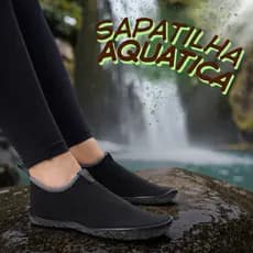 Sapatilha Náutica Unissex Antiderrapante Confortável Ideal para Praia Cachoeira Canoagem Pesca