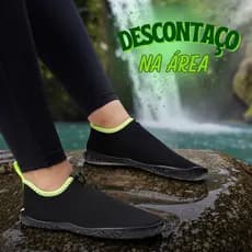 Sapatilha Náutica Unissex Antiderrapante Confortável Ideal para Praia Cachoeira Canoagem Pesca