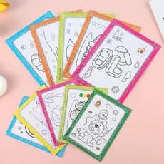 5/10/20 Conjunto Crianças Pintura Brinquedos de Pintura Aquarela Infantil - Presente perfeito para festas infantis！
