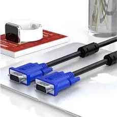 Cabo Vga Vga Macho Macho 1.5M/1.8M Com Filtro Para Monitor Pc Tv Projetor